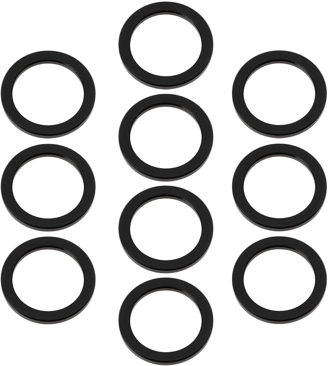 Dailygoods- Olieafvoerplug 10 Stuks - Aluminium - Lichtgewicht - Compatibel met Suzuki/Yamaha/Ducati/Kawasaki - 16x12x1.5mm - Betrouwbare Afdichting - Aftapplug