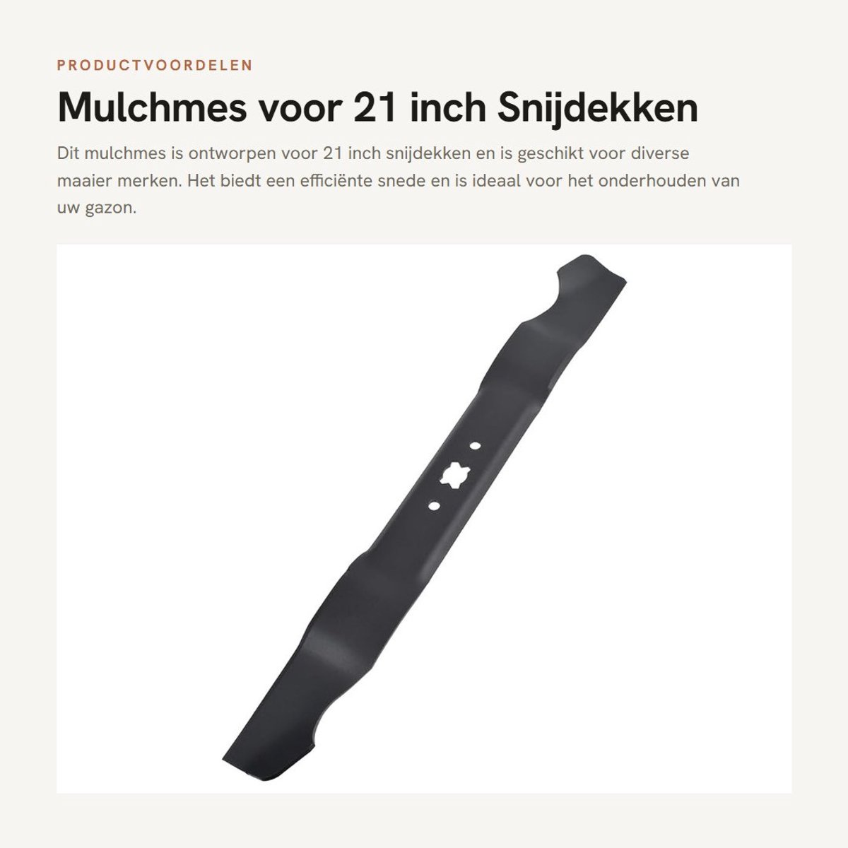 Dailygoods- Mulchmes 21" snijdek - Vervangt 942-0641/742-0641 - Compatibel met MTD/Cub Cadet/Troy-Bilt - Geschikt voor achterloop- en zelfrijdende maaiers - Voor diverse modellen zoals CC469, CC989, PR521 - Hoogwaardige kwaliteit - Maaimes