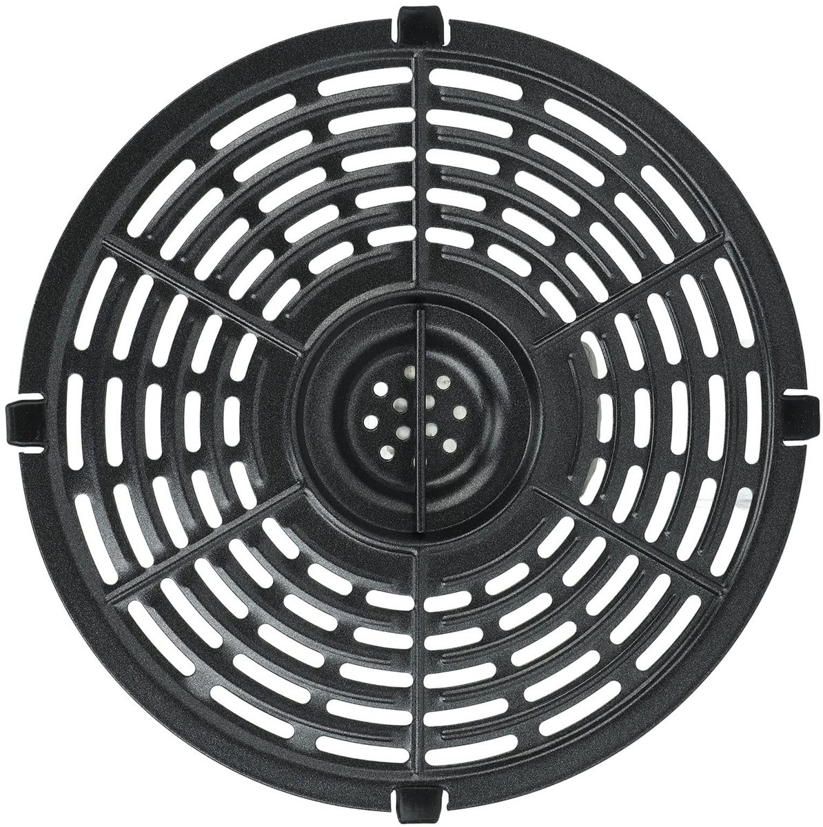 Dailygoods- Scherperplaat 8,5 Inch - Vervangende Grillpan - Antiaanbaklaag - Rubberen Hoes - Optimaal Luchtcirculatieontwerp - Duurzaam