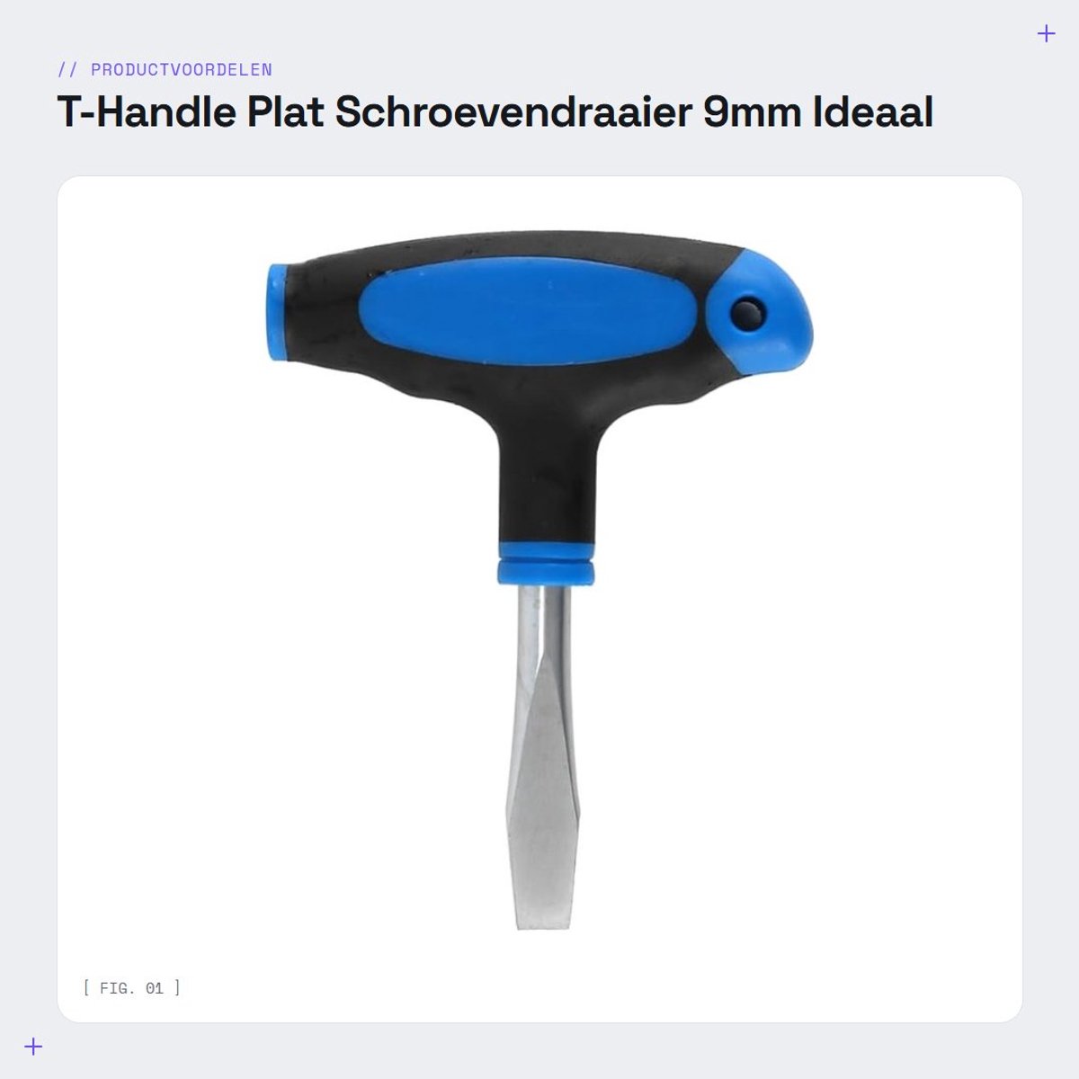 Dailygoods- Schroevendraaier T-handgreep - Compact - Lichtgewicht - Voor camera/statief - Snelle montage - Essentieel voor fotografen - Camera Tool