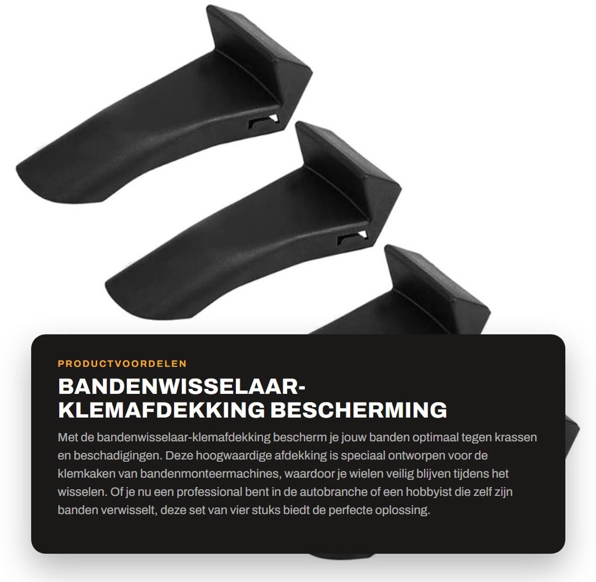 Dailygoods- Bandenwisselaar Hoogwaardige Bescherming - Bandenmonteermachine - Klemkaken - Afdekkingen - Duurzaam - Slijtvast Composietkunststof - Wielbescherming