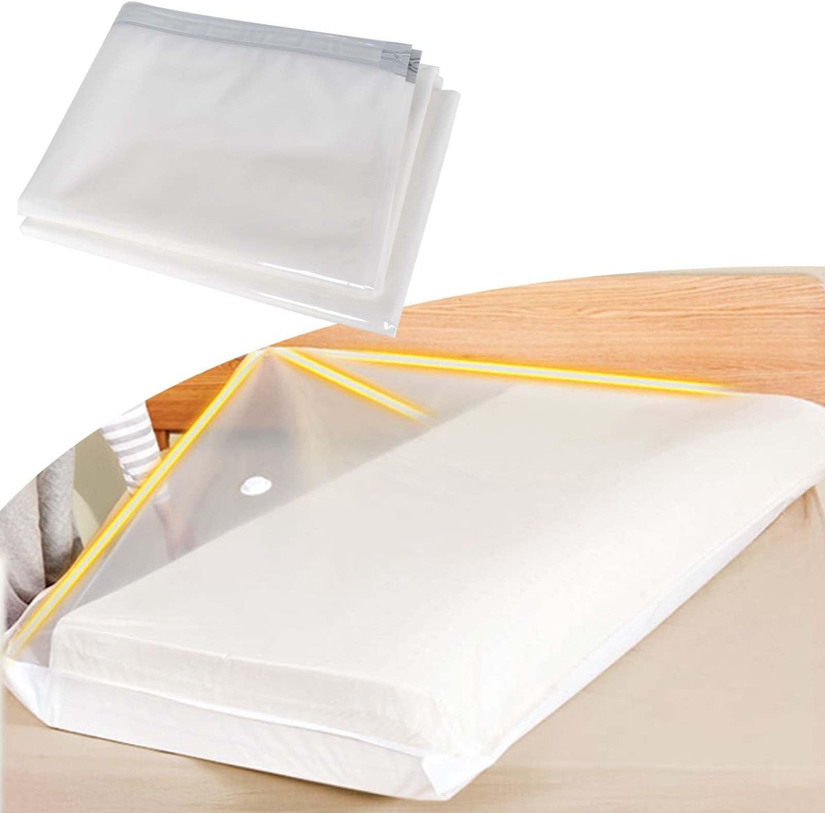 Dailygoods- Vacuümzak 220 x 100 cm - Herbruikbare Opbergzak - Waterdicht - Slijtvast - Scheurvast - Hoogwaardig PA/PE Materiaal