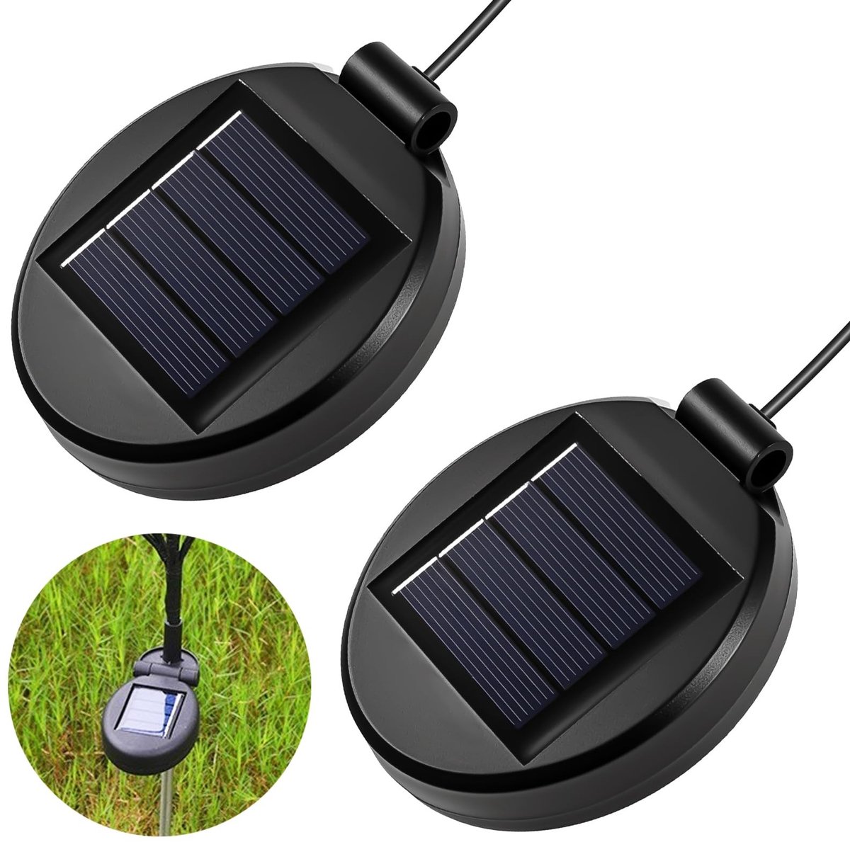 Dailygoods - 2 Stuks Vervangende Zonnebatterijen voor Bloemenverlichting