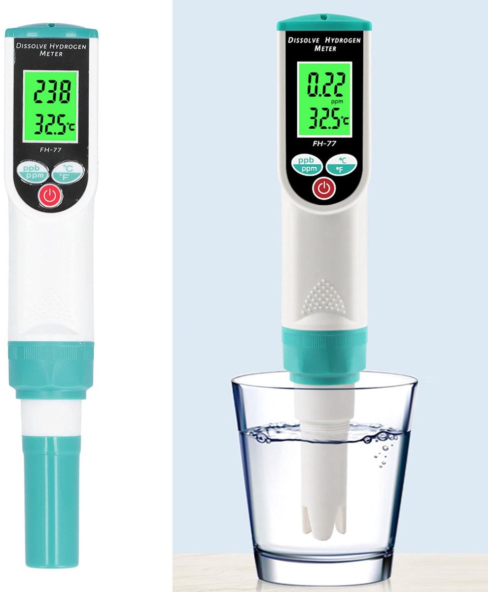 Dailygoods - Digitale PH Meter - Waterkwaliteit Tester - Hoge Nauwkeurigheid - Voor Thuisgebruik - Monitoren van Waterkwaliteit - Geschikt voor Gezinnen