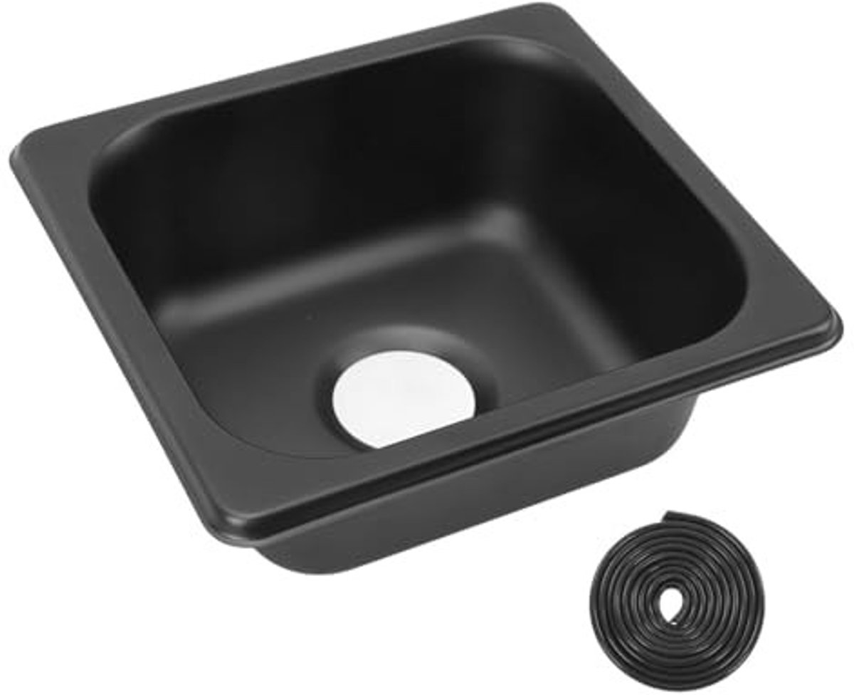 Dailygoods- Bargootsteen Grote Capaciteit - 304 Roestvrij Stalen - Drop-in Gootsteen - Keuken/Badkamer - Voor Caravan/Camper - Geïntegreerde Installatie - Keukenspoelbak
