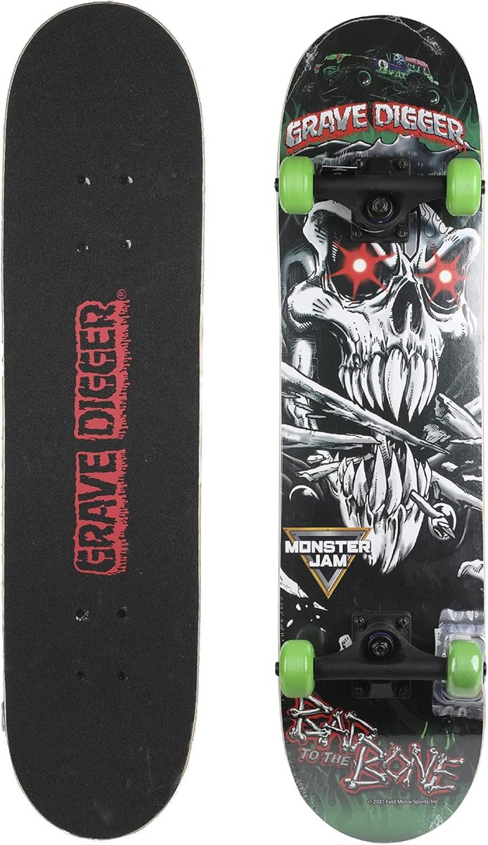 Houten Skateboard Cruiser Board Buitenrijden 9 Laags Maple Dek 31 Inch Monster Jam