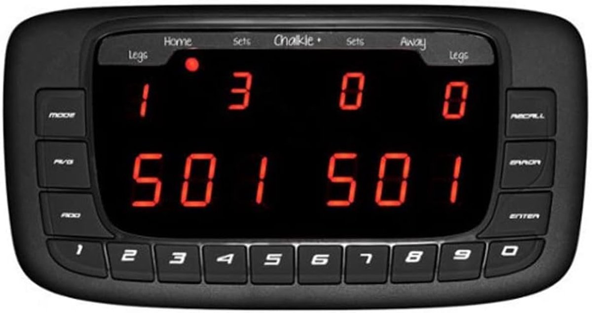 Elektronisch Scorebord - Dart Computer - Darts Score Bijhouden - Automatische Berekening - 12 cm - Zwart