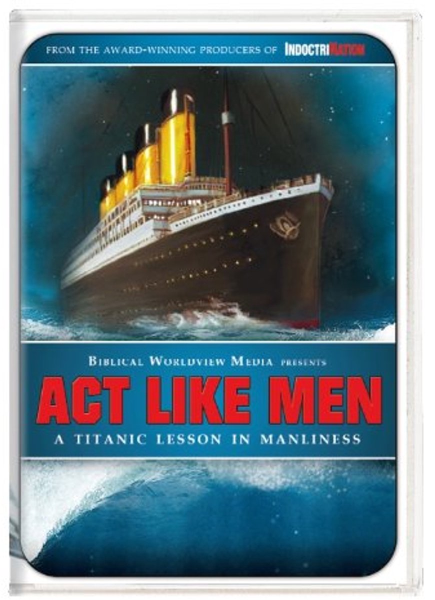 Manliness Les - Mannelijkheid Gids - Persoonlijke Ontwikkeling - Titanic Vergelijking - DVD Formaat - Niet Van Toepassing