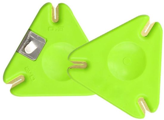 Cosensi- Vlecht Stripper Lichtgewicht - Draagbaar - Duurzaam - Geschikt voor 0,2/0,3/0,4 mm Vislijn - PP Kunststof - Groen van Cosensi — afbeelding 2
