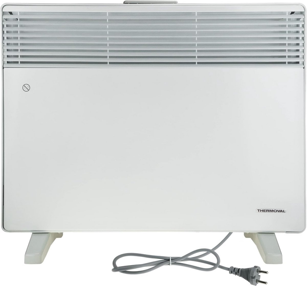 Wandconvector Elektrisch - Verwarming Radiator - Snelle Opwarming - Stille Werking - 1500 W - Wit