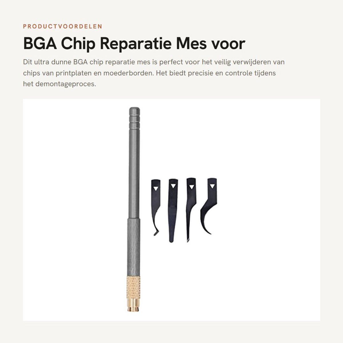 LIVIA HOME - BGA Chip Reparatie Mes voor Printplaat en Moederbord