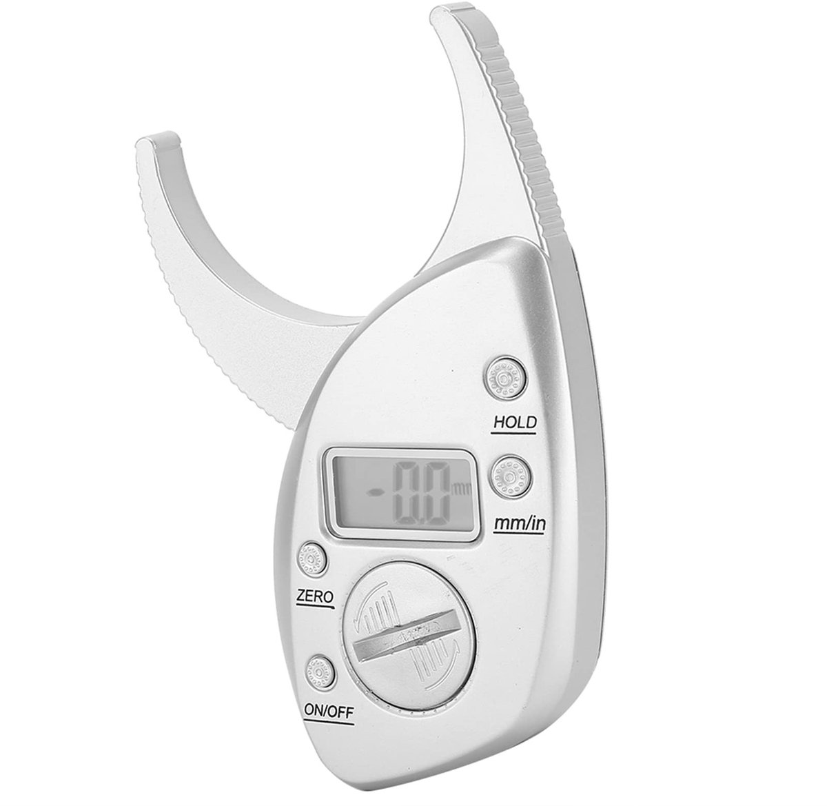 Dailygoods- Lichaamsvetmeter Digitale Display Hoge Nauwkeurigheid - Voetmeter - Vetpercentage Meter - Duurzaam ABS - Thuisgebruik - Meetbereik 0-50 mm - Vetmeter