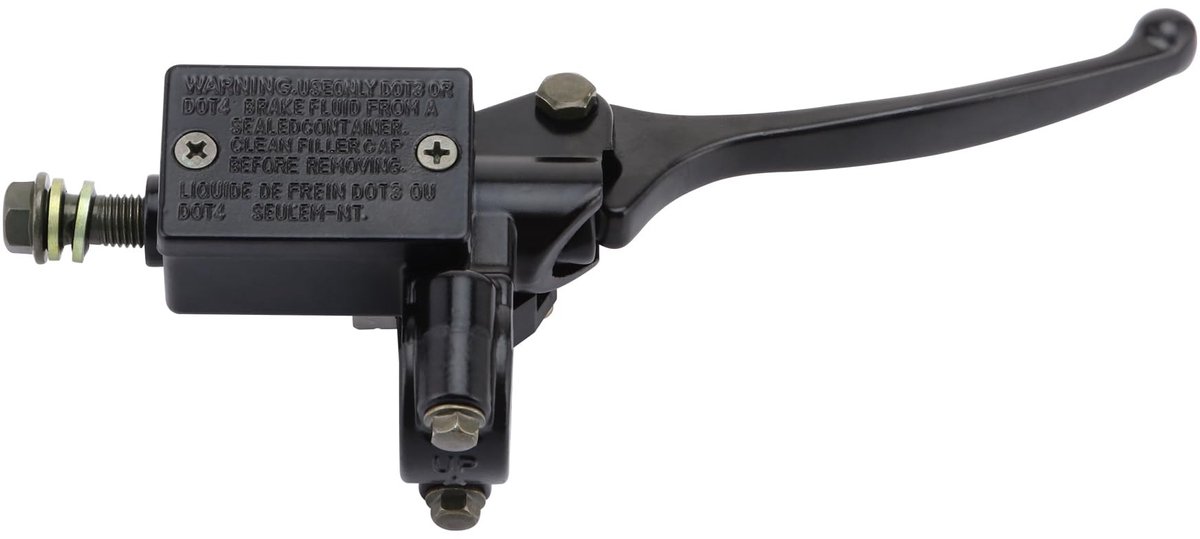 Dailygoods - Stuur 22mm - Voorremcilinderhef - Vervanging voor Moped Scooter - Zwart - Dirt Pit Bike - Geschikt voor 50cc 125cc 150cc 250cc - A43-HB