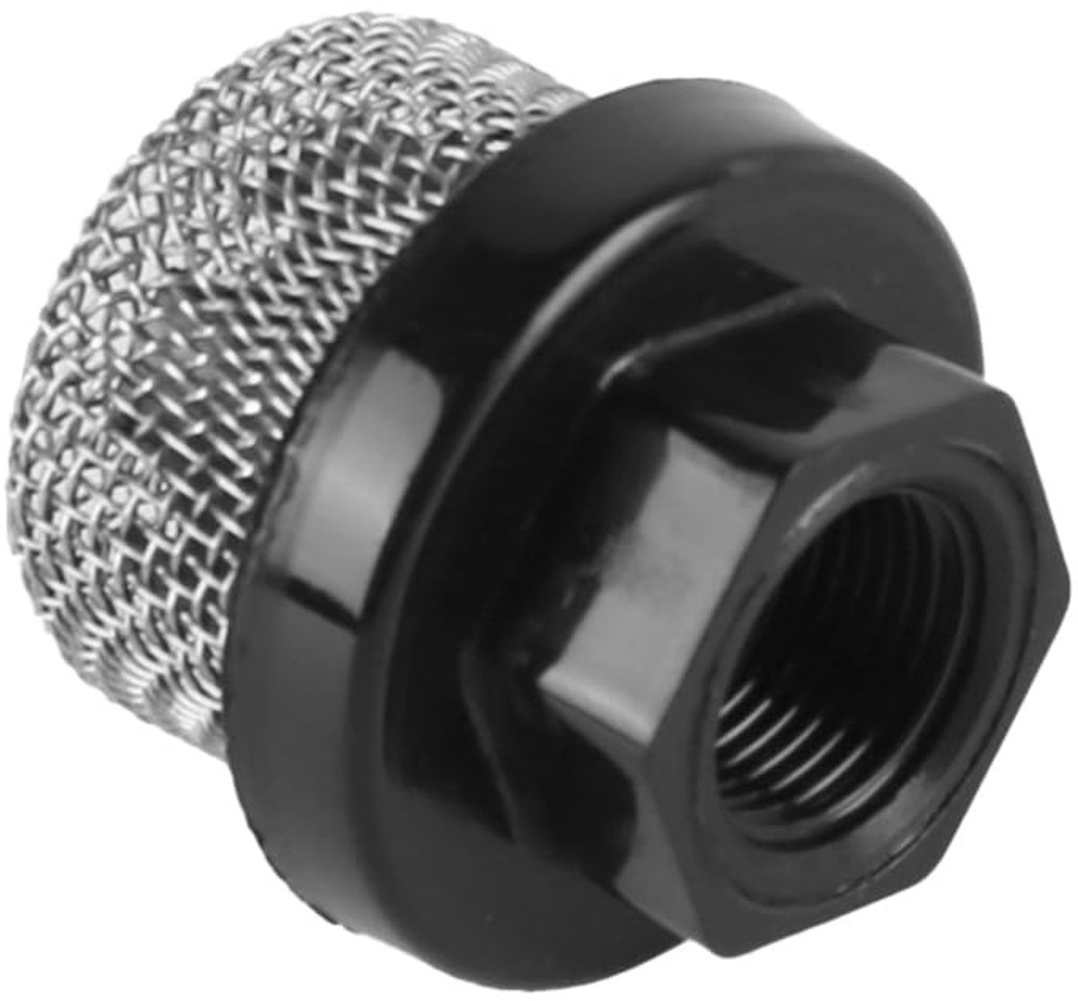 Dailygoods- Inlaatfilter Geschikt voor 390/395/495/595 - Plastic/Roestvrij Staal - 4.5 x 4 cm - Voorkomt Verstoppen - Zorgt voor Effen Spuiten - Filters