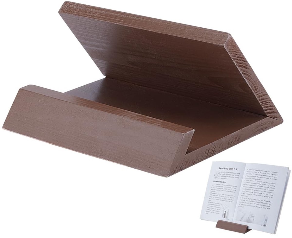 Dailygoods- Telefoonhouder - Boekensteun - Bureauboekenstandaard - Displaystandaard - Tafelbladstandaard - Stabiel en duurzaam - Boekenstandaard