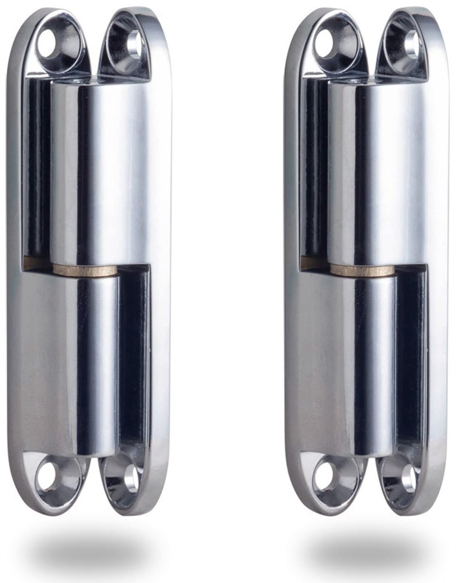 Dailygoods- Scharnieren 80 mm - Onderhoudsvrij - Zinklegering - Robuust - Waterdicht - Eenvoudig te installeren - Deurscharnier