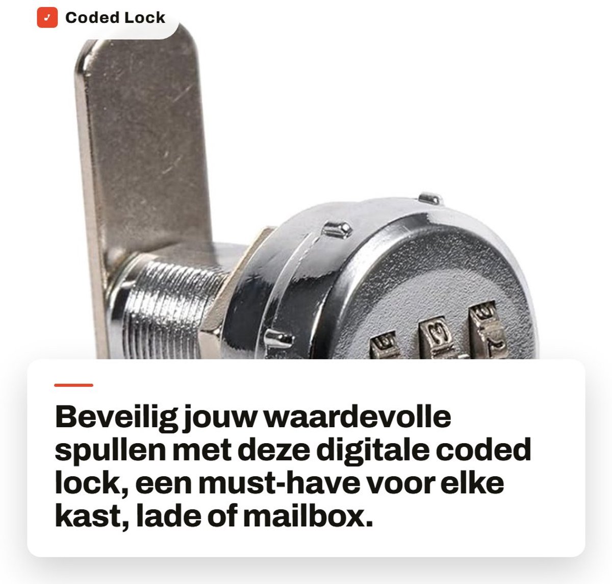Dailygoods- Kluis Brandwerend - Kluisje met Cijferslot - Geldkluis - Kluis met Sleutel - Duurzaam - 3 Cijfer Combinatie - Digitale Kluis