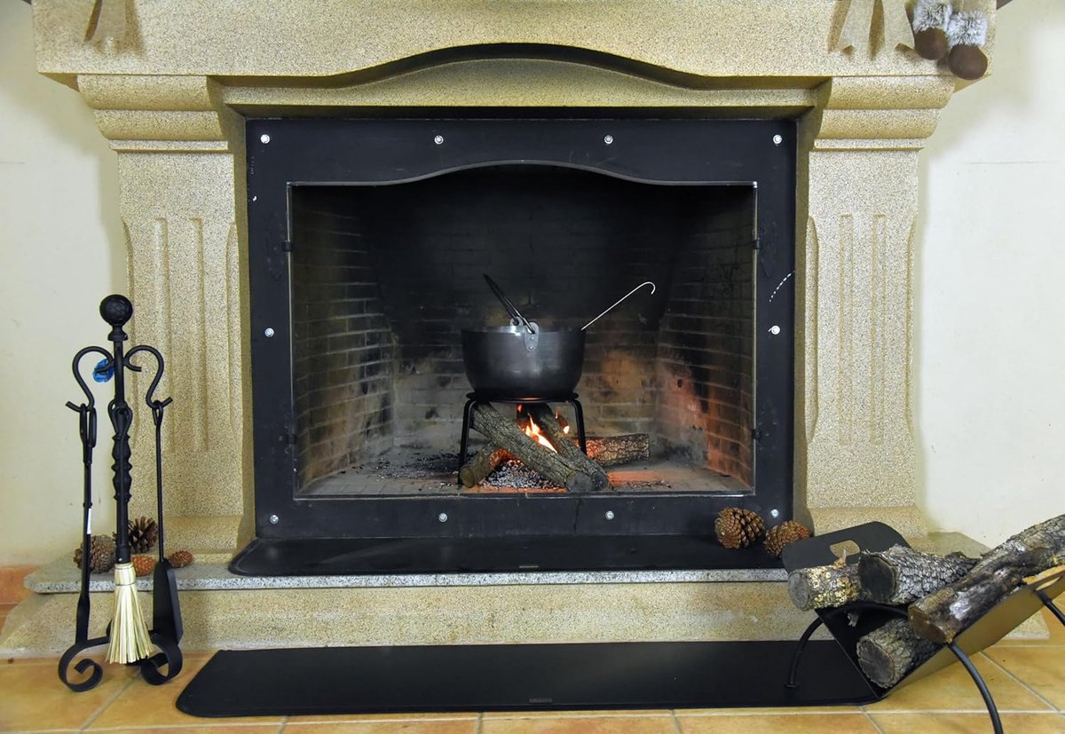 Boiler Trivet - Onderzetter Pot - Keuken Bescherming - Ronde Vorm - 25 x 19 cm - Pewter