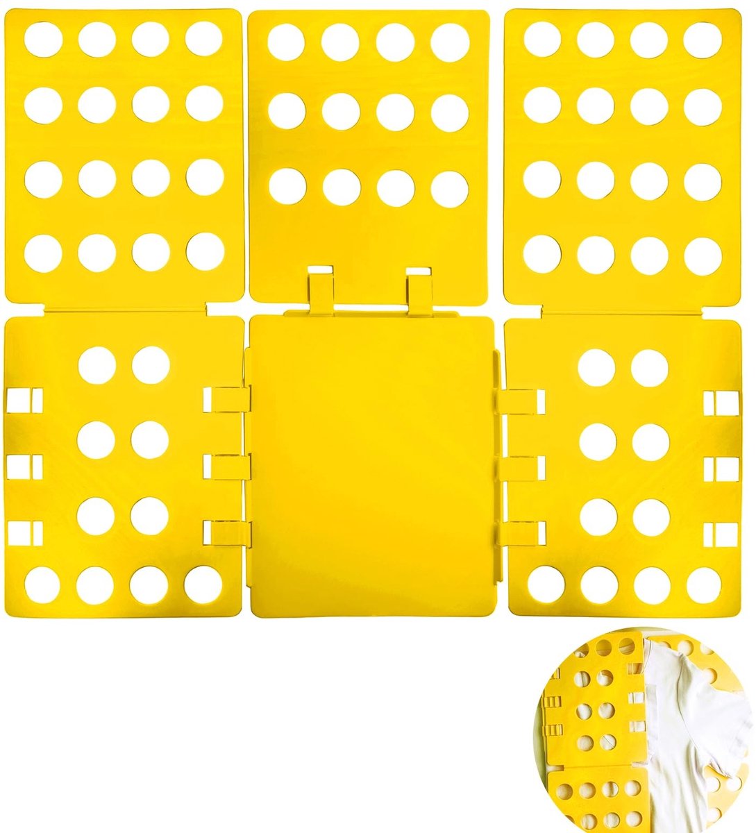 Vouwplank voor Kleding - Eenvoudig te Bedienen - Duurzaam Materiaal - Compact Design - Geschikt voor Kinderen/Volwassenen - Ergonomisch Ontwerp - Kledingvouwbord