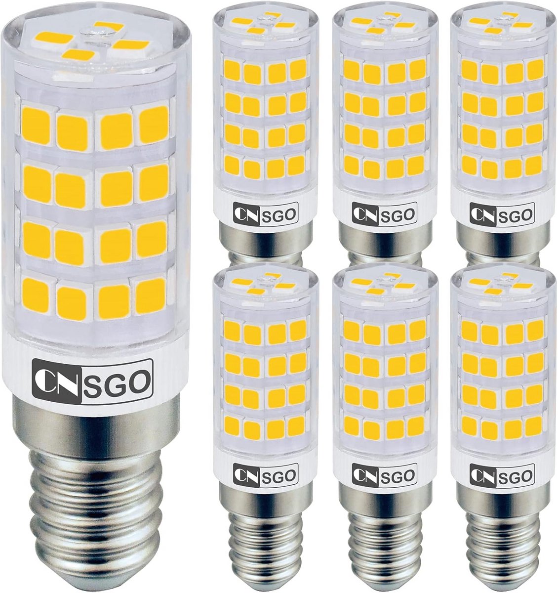 Ledlampen E14 Warmwit - Kleine Maïslampen - Huishoudelijke Verlichting - Energiebesparend 4W - 6 Stuks - Niet gespecificeerd