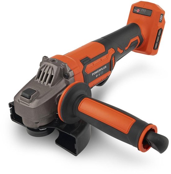 Powerplus Haakse slijper POWDP35160 - borstelloos -20V -Ø 125mm - excl. batterij en lader