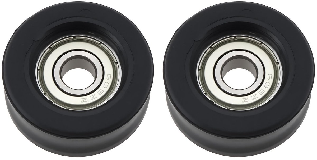 Dailygoods- Lager 608ZZ - 2 Stuks - Buiten diameter 35mm - Dikte 14.5mm - Binnen gat 8mm - Duurzame constructie - Rollager