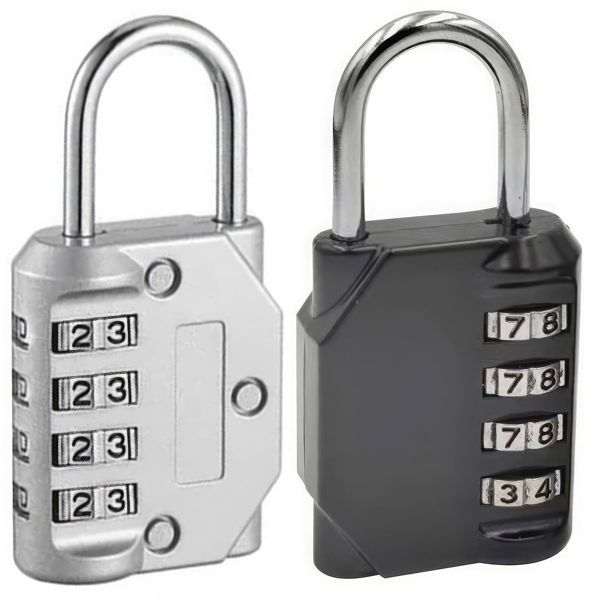 Dailygoods- Hangslot Digitale Combinatie - Waterdicht - Zinklegering - 10.000 Combinaties - Sleutelvrij - Sportlockers/Gereedschapskisten - Combinatieslot