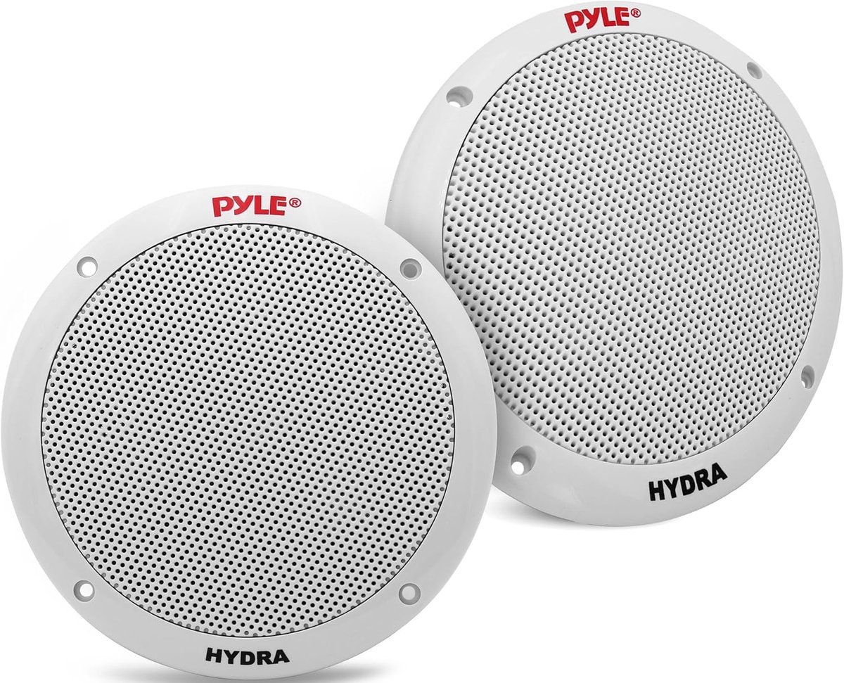 Marine Speakers - Waterdichte Audio - Buitenluisteren - Volledig Waterdicht - 6.5 Inch - Wit