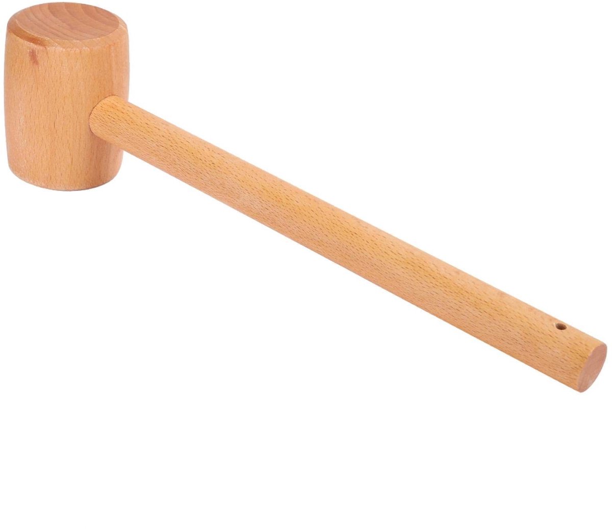 Dailygoods- Houten Hamer Hoog Hardheid - Beukenhout - Comfortabele Grip - Duurzaam - Hamer voor Houtbewerking - Lange Levensduur