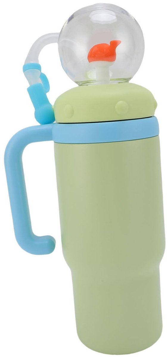 Dailygoods- Waterfles Geïsoleerd 710 Ml - Roestvrij Staal - Spill-proof - Handvat - Walvisfontein Ontwerp - Duurzaam en Betrouwbaar - Drinkbeker