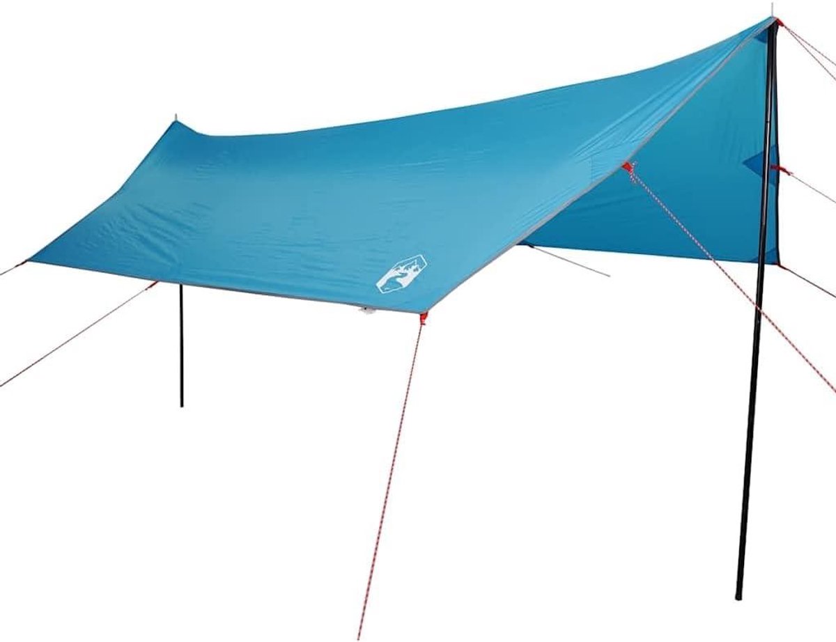 Opvouwbaar Dekzeil - Waterdicht Zeil - Outdoor Activiteiten - Duurzaam Oxford Materiaal - 460x305x210 cm - Blauw