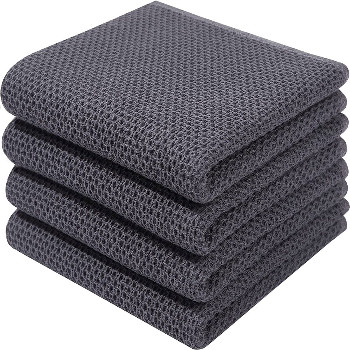 MODENUIT Keukendoek Set – Honingraat Wafelstructuur – 34 x 34 cm / 34 x 73 cm – Katoen – Diverse Kleuren – Voor Keukengebruik