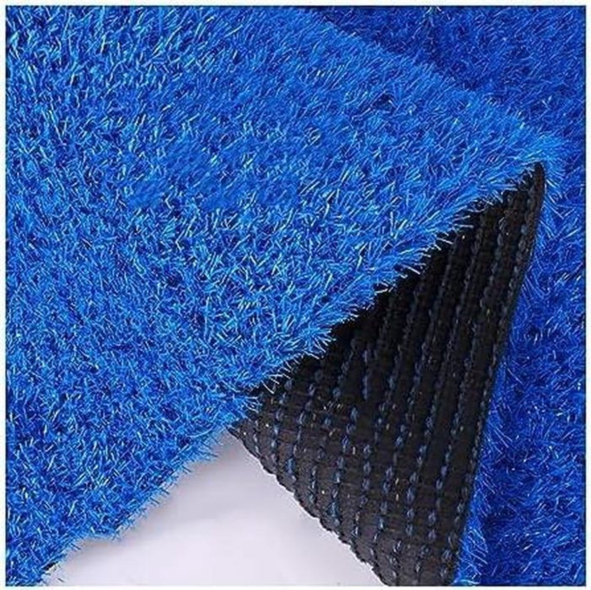 Kunstgras Tapijt - Buiten Tapijt - Tuin Decoratie - Onderhoudsarm - 3 cm Dik - Blauw