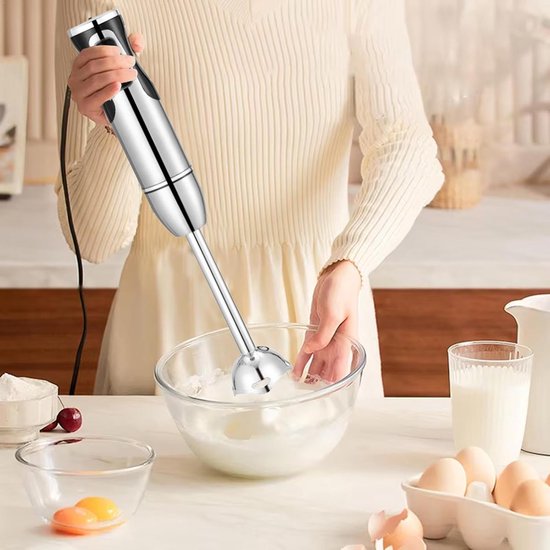 Staafmixer - Handmixer keuken - Soepen en smoothies - Roestvrijstalen as - 40.5 cm hoog - Uniek kenmerk — afbeelding 2
