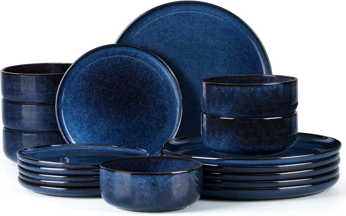 Serviesset 6 Persoons - Serviessets - Bordenset - Chique Bordenset - Porselein - dinerstijl