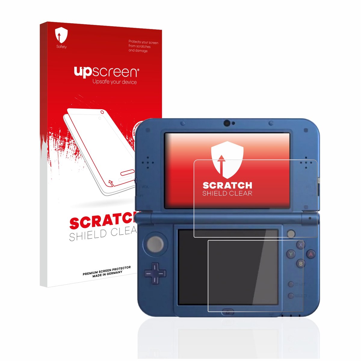 upscreen - Screenprotector voor Nintendo New 3DS XL - Folie Beschermfolie transparant