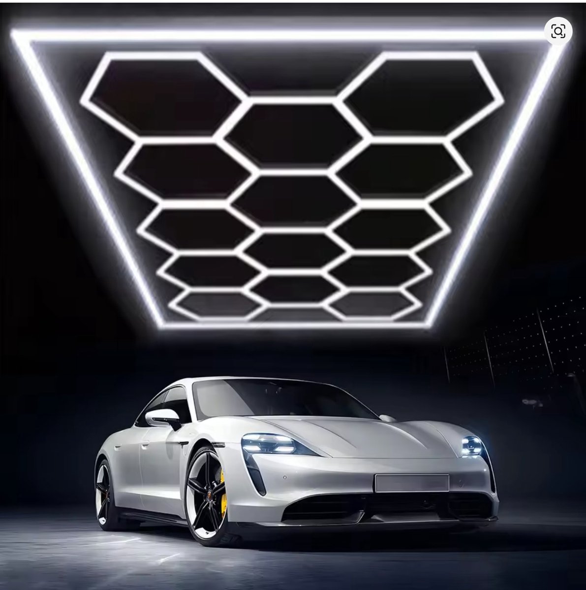 LeeuwenChoice® Hexagon Verlichting Set - 14-pack Zeshoekige LED-plafondlamp - 680W Honingraat LED-Verlichting Garagelamp