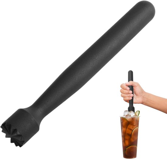 Avocado Smasher - Antislip bessenschurk, antislip basis, guacamole, salsa, pesto, kom, citroenmodder, duurzame wijnmengstok - Accessoires voor thuis, restaurant, cocktailfeestjes — afbeelding 5