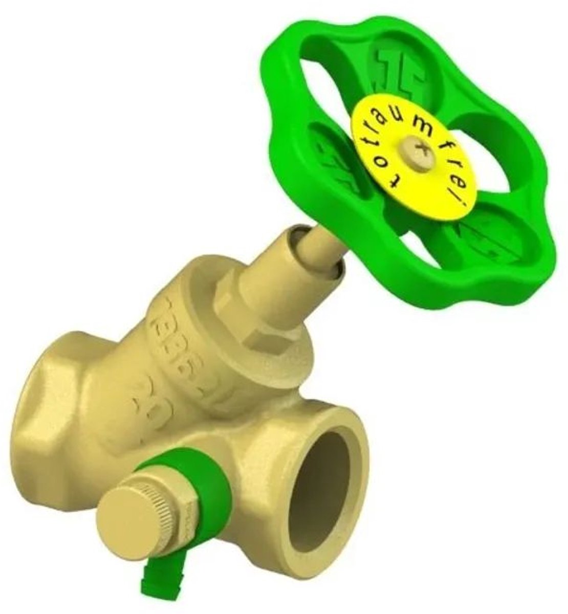 Schlösser Armaturen JS Schuine zittingafsluiter met aftapping, met stijgende spindel, DN50, binnendraad 2'', 0014105000001