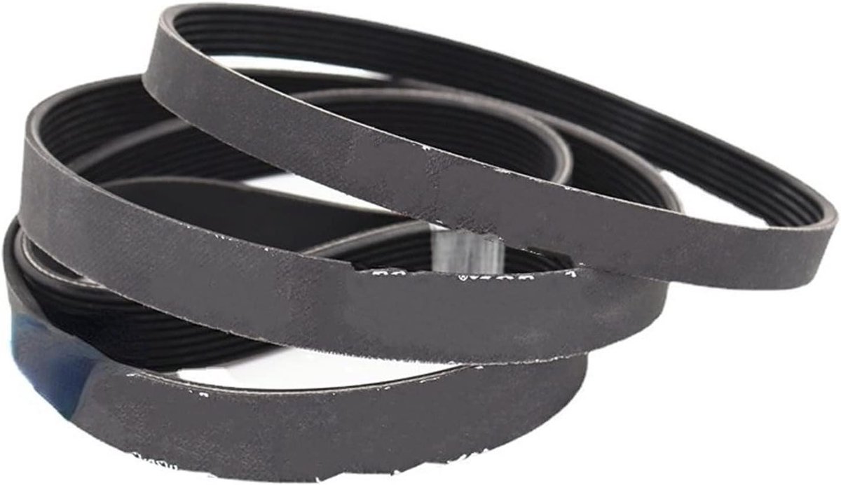 Loopband Aandrijfriem - Hometrainer Riem - Fitness Apparaat Onderhoud - Geribbelde V-snaar - 280J-PJ711 - Zwart
