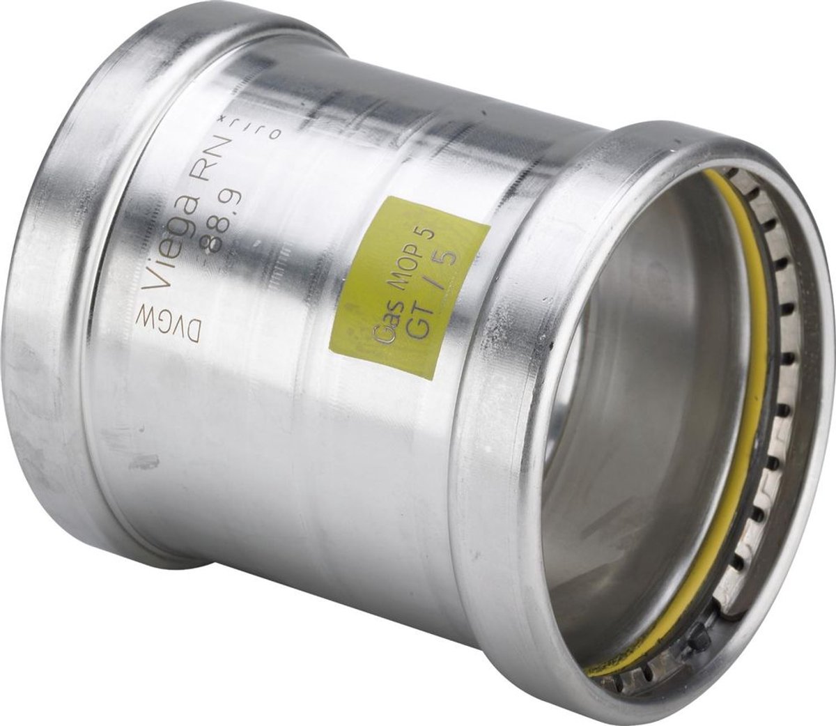 Viega Sanpress Inox G XL-schuifmof, d 76,1mm staal roestvrij Model 0215.5XL, 578596