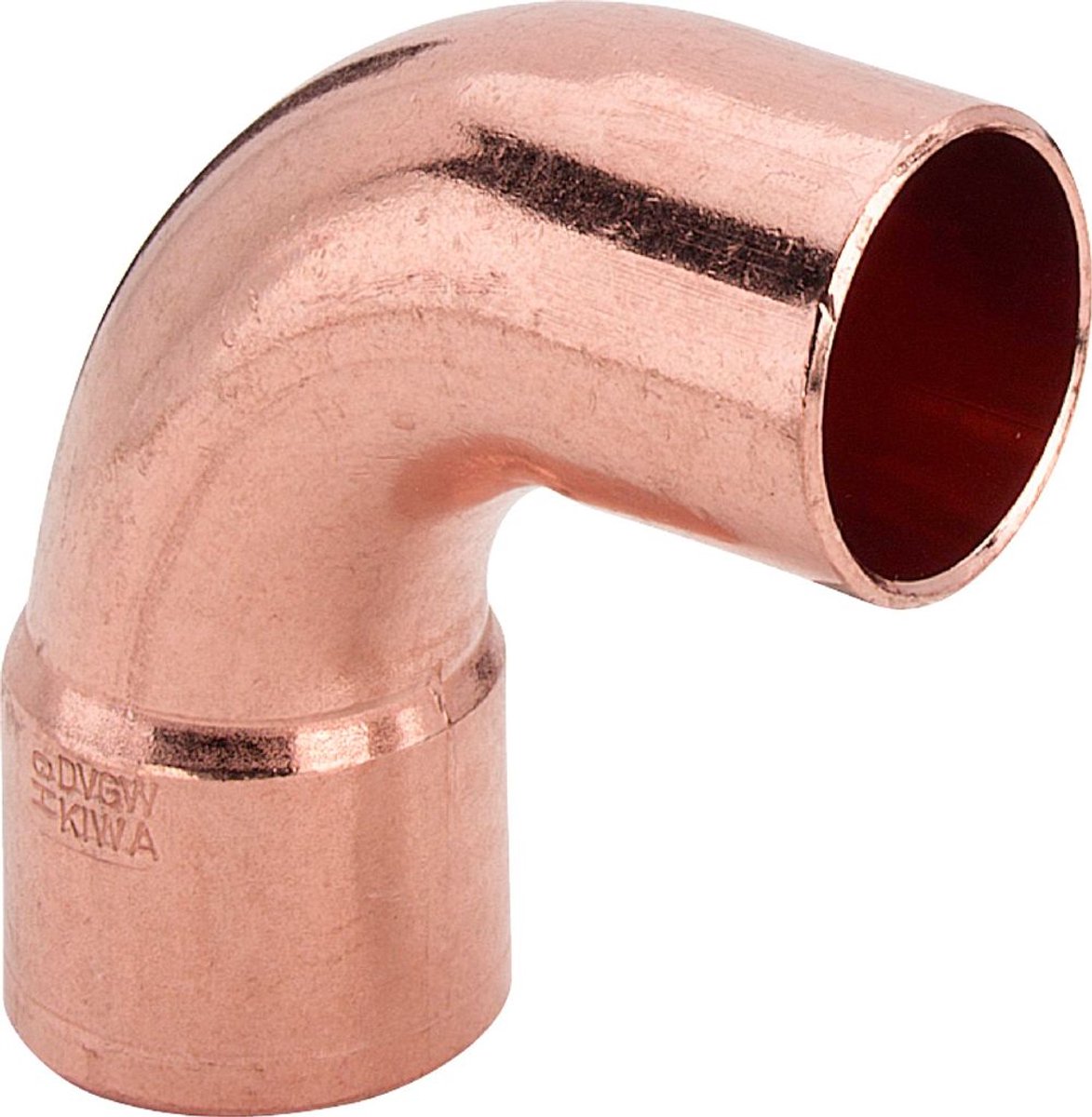Viega bocht 90 graden, d 8mm koper Model 95001A, 117184
