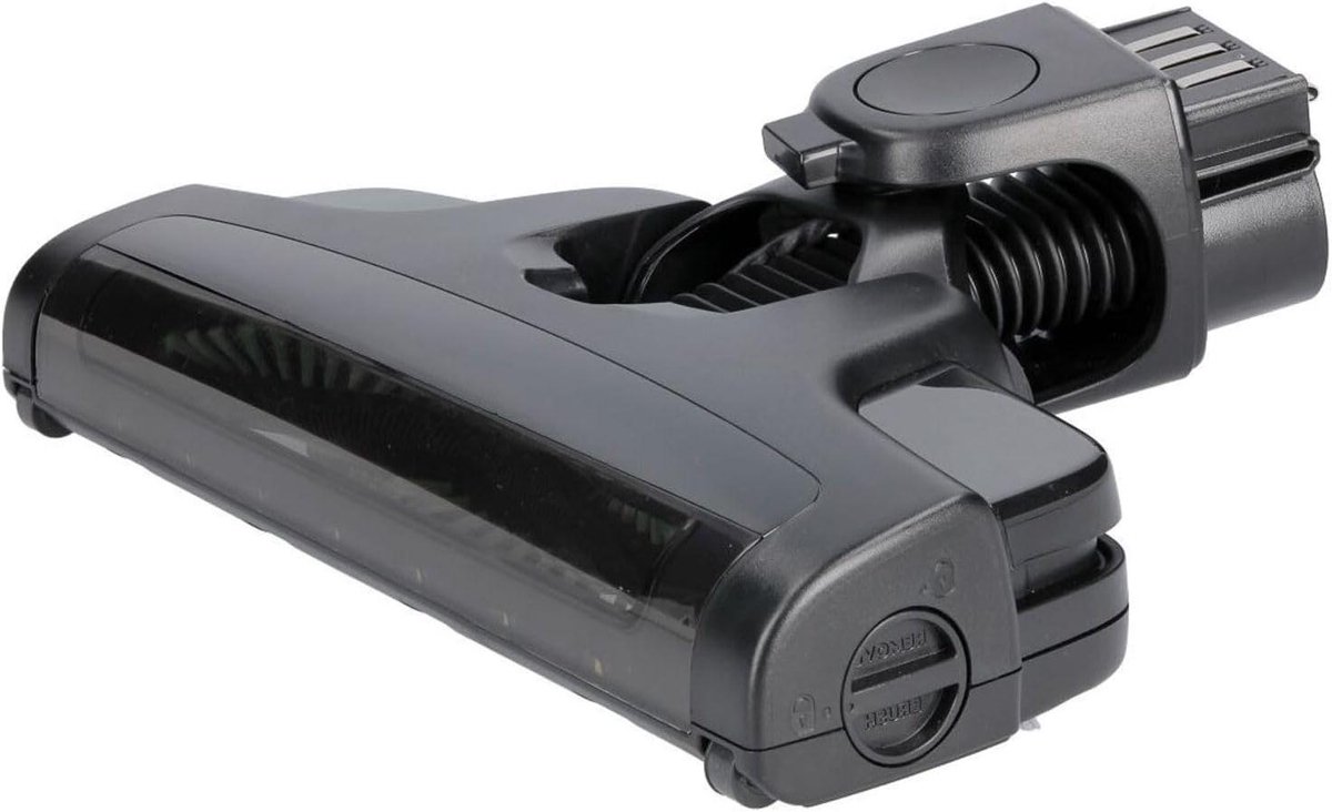 Elektrische Vloerzuigmond - Stofzuigermondstuk Turboborstel - Vloeren Reinigen - AEG Systeem Aansluiting - 255 mm x 207 mm - Zwart