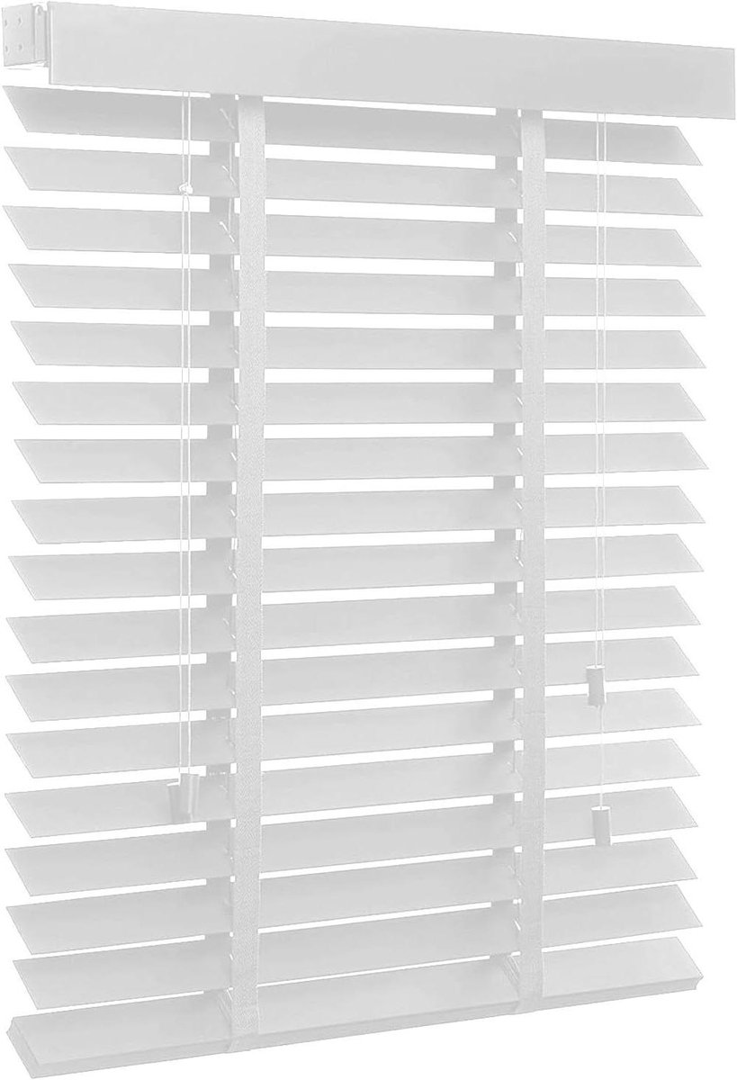 Houten Jaloezieën - Raambekleding - Ruimte Verbeteren - Natuurlijke Esthetiek - 46-183 cm