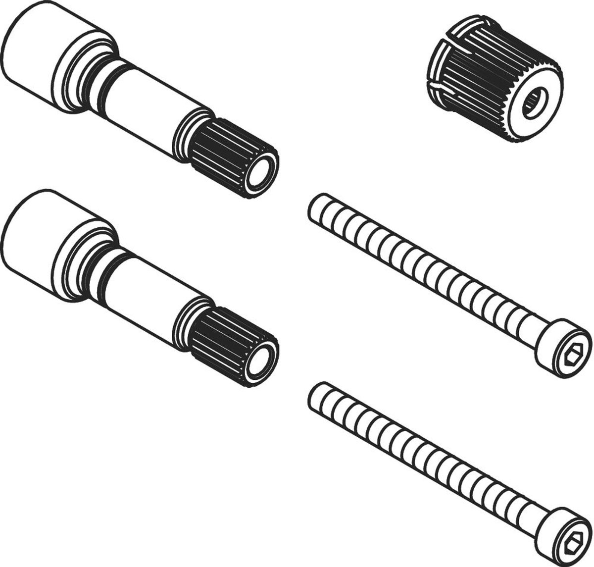 Hansgrohe HG adapter for handle shut-off and, 95252000