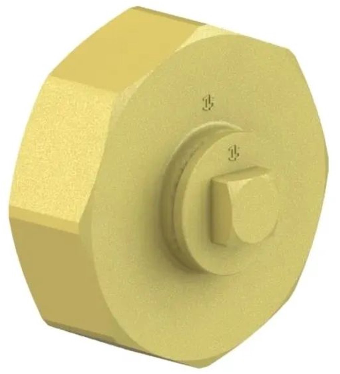 Schlösser Armaturen JS Eindkap rechts, wateraanvoer van links, 1 3/4'', ingang 1 1/2'', 0074504000001