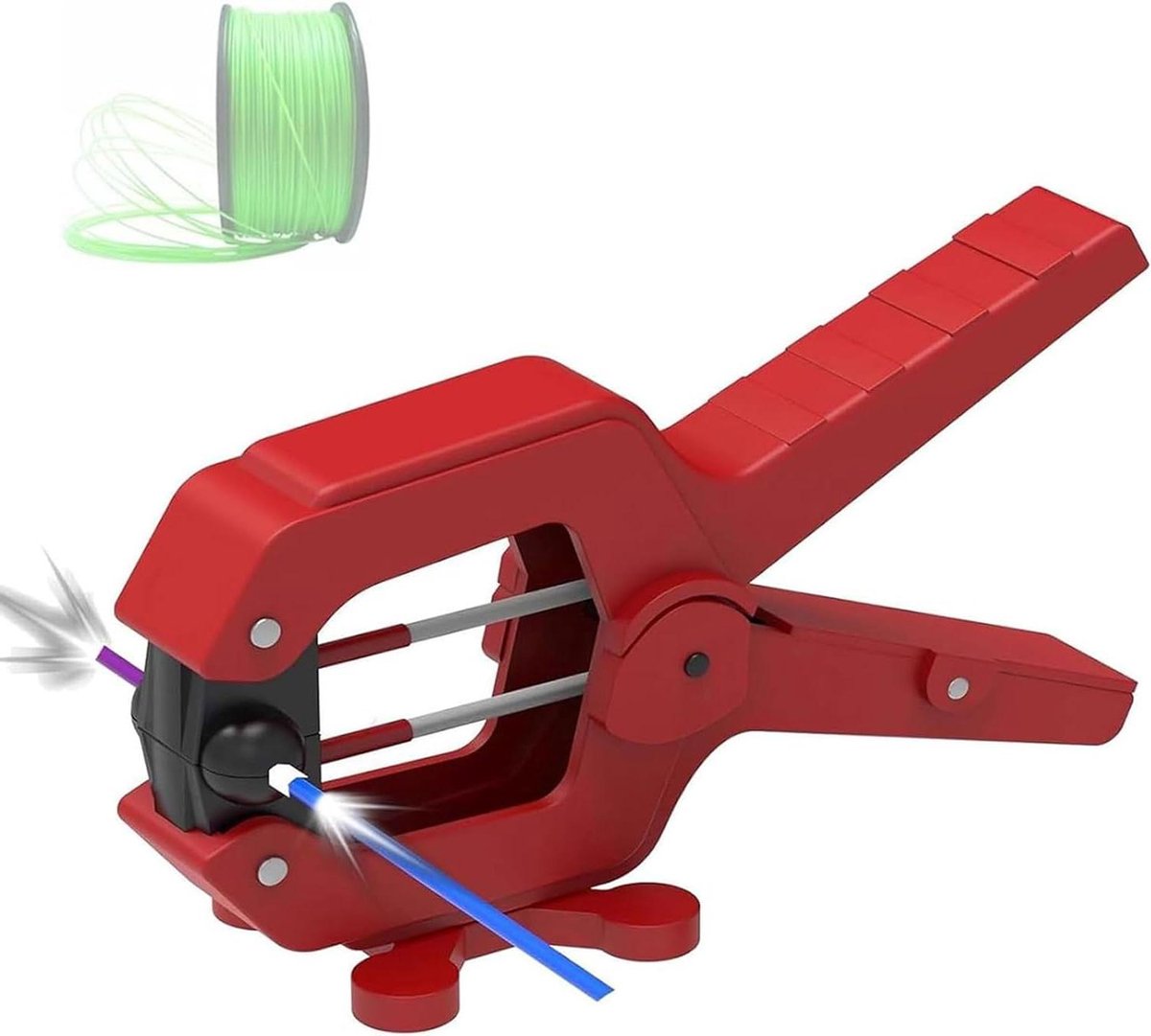 Filament Splicer - Lasconnector 3D - 3D Print Reparatie - Snelverwarmend Instelbaar - 1.75 & 2.85 mm - Zwart