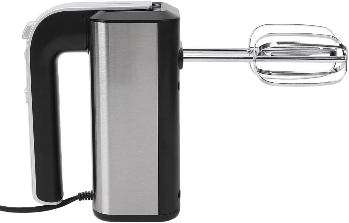 Elektrische Handmixer - Keukenmixer Beslagmixer - Bakken en Mixen - Instelbare Snelheid - 21D x 205B x 95H cm - Wit