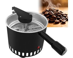 Elektrische Koffiebonenkoeler - Roerende Koeler - Snel Bonen Koelen - Automatisch Roeren - 600g Capaciteit - Zilver