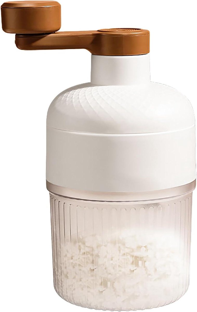 Slush Maker - IJsmachine Handmatig - Verfrissingen Maken - Draagbaar Reisontwerp - Model M - Wit